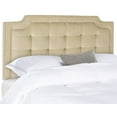 thumbnail image 2 of SAFAVIEH Sapphire Modern Glam Tufted Headboard, King, Buckwheat, 2 of 3