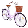 thumbnail image 1 of Bicicleta Urbana De Paseo R26 Doble Freno Vintage Canastilla Violeta violeta, 1 of 7