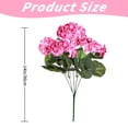 thumbnail image 3 of Artificial Geranium Plant, Binkne Realistic Silk Flowers for Outside Uv Resistant Faux Geraniums Flowers for Indoor Outdoor Home Garden Decoration, 3 of 7