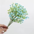 thumbnail image 4 of 6/36 Uds flores artificiales de Gypsophila falso aliento de bebé ramo de seda decoración de boda, 4 of 9