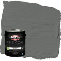Glidden One Coat Up in Smoke / Gray Eggshell Interior Paint with Primer, 1 Gallon