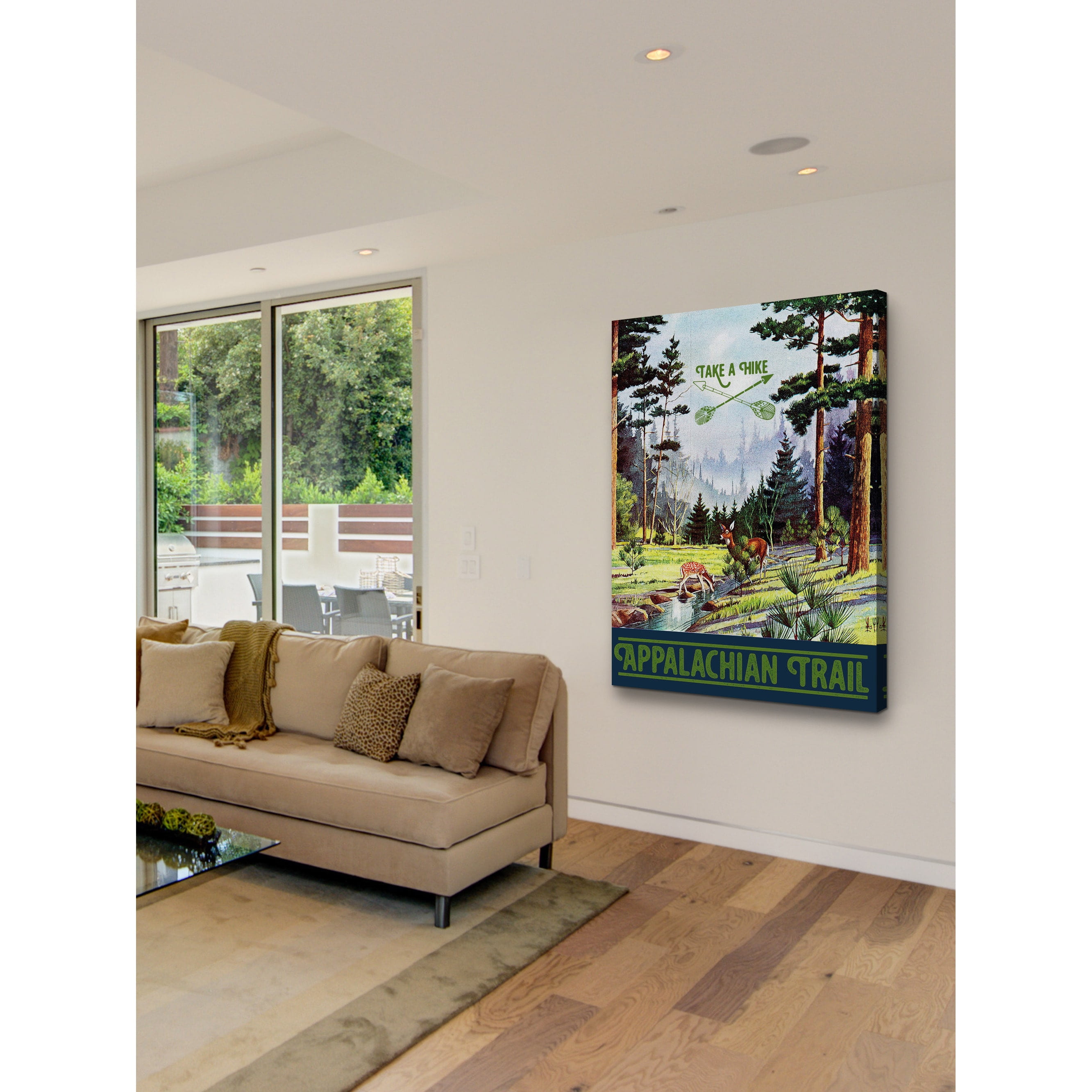 Marmont Hill - "Travel Appalachian Trail" Painting Print on Wrapped Canvas