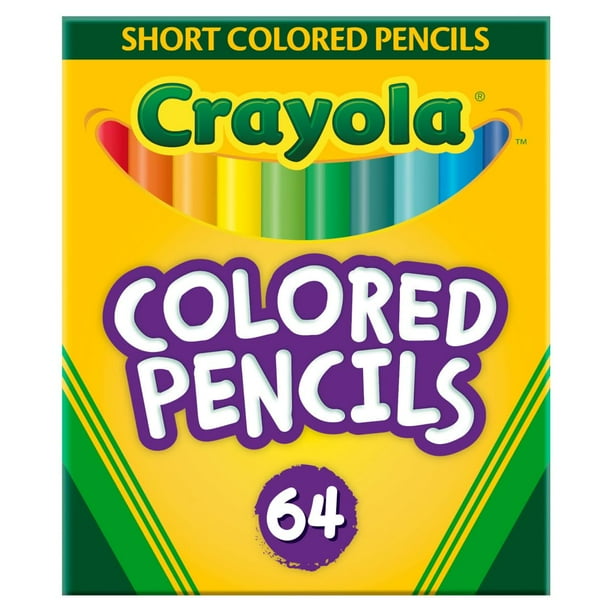 Lápices de colores Crayola Mini de 64 unidades con sacapuntas y estuche