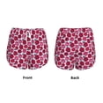 thumbnail image 3 of Rateoe Rose Flowers Printed 2 in 1 Women's Workout Shorts for Athletic Gym Running Shorts with Phone Pockets-Small, 3 of 7