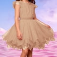 thumbnail image 5 of Tulle Tutu Skirt for Girls Layered Khaki Tutu Elastic Waist Girls Ballet Tutu Skirts Birthday Party Dresses, 5 of 5