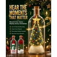 thumbnail image 4 of Recordable Christmas Tree in a Bottle Ornament, 1pc Voice Recorder Keepsake for Christmas Home Decor Display, 7.87in, 4 of 8