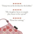thumbnail image 7 of Urban Infant Little Helper Kids Apron - Children's Cooking Art Gardening - Toddler Boys and Girls - Poppies, 7 of 7