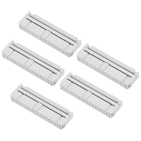 34P Dual Rows 2.54mm Pitch Transition Plug Socket for Flat Ribbon Cable  15 Pack price history on PriceWatchPro