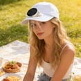 thumbnail image 6 of Floleo Portable Solar Powered Foldable Fan with Remote Control, USB Light & Emergency Charger, Compact Rechargeable High Speed Fan for Outdoor Camping Household, 6 of 6