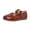 Brown, variant on Girls Mary Jane School Dress Shoes for Little Big Kid Uniform Chunky Heel Closed Round Toe Flats Wedding Formal School Uniform Shoes Beige 33