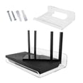thumbnail image 3 of Acrylic Router Bracket Easy To In Floating Router Dvd Player D Rack Router Shelf For, 3 of 5