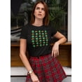thumbnail image 2 of Alien Ufo Invasion T-Shirt Women -Image by Shutterstock, Female Large, 2 of 4