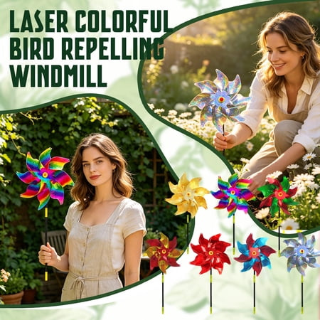 Outdoor Decor for Yard Outdoor Wind Spinner Outdoor Decorations for Yard Lawn and Garden 1Pc Red Glitter Pinwheel 22X10 In Lightweight Stake Mounted Decoration for Outside