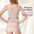 thumbnail image 4 of Ropa moldeadora de seis pechos Corsé reductor de abdomen y pecho para mujer Chaleco moldeador de talla grande con base de cintura de plástico, 4 of 4