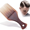 thumbnail image 5 of Wide Teeth Hair Brush,Afro Hair Comb Plastic Afro Hair Comb Hair Comb Exceptional Reliability, 5 of 5