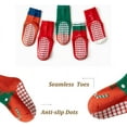 thumbnail image 4 of Kids Christmas Socks Toddler Nonslip Grip Christmas Socks Baby Holiday Winter Warm Socks Xmas Socks for Boys/Girls, 4 of 7