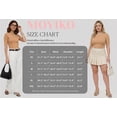 thumbnail image 7 of MOYIKO Half Sleeve T Shirts for Women Summer Trendy Crewneck Tops Spring Casual Slim Fitted Basic Tees, 7 of 7