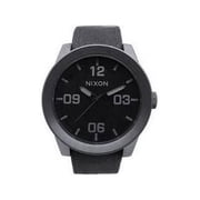 Mens Water Resistant Leather Wristwatch