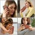 thumbnail image 5 of For iPhone 16 Plus Wallet Case, Multiple Cards Holder Crossbody Shoulder Strap Ring Holder Kickstand Premium PU Leather Shockproof Lightweight Phone Case for Apple iPhone 16 Plus, Brown, 5 of 10