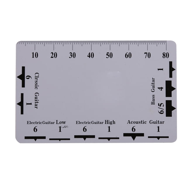 Double-sided Guitar Accessories String Action Gauge, Guitar Measuring Tools, 2Pcs For Guitar