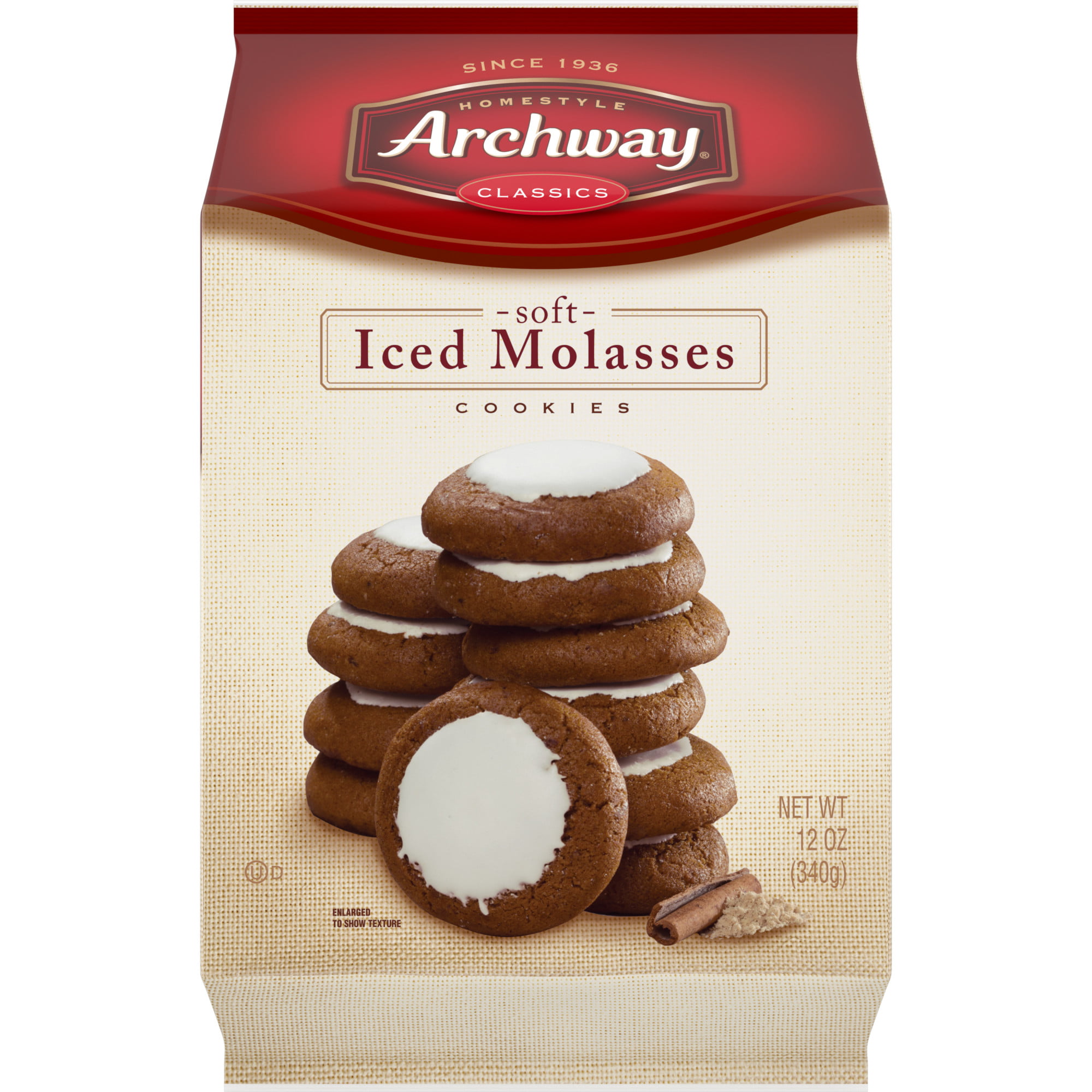 Photo 1 of Archway Cookies, Iced Molasses Classic Soft, 12 oz 2 pack and one silicone bath scrub