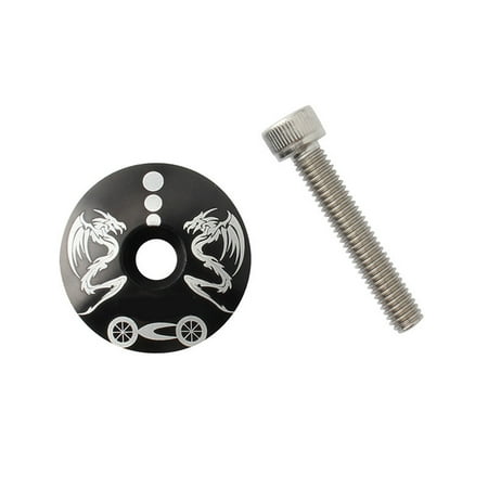 

ABIDE.. MUQZI Mountain Bicycle Bearing Headset Cover Aluminum Alloy Bowl Set Bike Top Cap with Screws Repairing for Racing