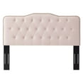 thumbnail image 6 of Tufted Headboard, Twin Size, Velvet, Pink, Modern Contemporary Urban Design, Bedroom Master Guest Suite, 6 of 10