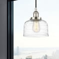 thumbnail image 2 of 616-1PH-PN-G713 Innovations Lighting Bell - 1 Light Cord Hung Mini Pendant In Modern Style-9.5 Inches Tall and 8 Inches Wide-Polished Nickel, 2 of 2