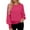 AB283 Hot Pink, variant on Long Sleeve Shirt For Women Sequin Solid Color Crew Neck Casual Tops Comfortable Loose Ladies Carnival Sparkling Clothes Blue