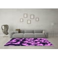 thumbnail image 3 of Ahgly Company Indoor Square Abstract Pink Modern Area Rugs, 8' Square, 3 of 4