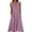Purple, variant on Dresses for Women Summer Casual A-line Dress Solid Color Print Sleeveless Long Dresses Oversized V-Neck Beach Flowy Midi Dresses with Pockets (S-5XL)