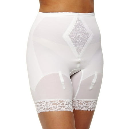 

Women s Rago 6795 Diet Minded Long Leg Shapewear (White 5X)