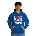 thumbnail image 6 of I Love My Rad Wife Graphic Hoodie Sweatshirt, Sizes S-5XL, 6 of 9