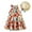Yellow, variant on TAIAOJING Toddler Girls Neck Patchwork Dress With Detachable Hat & Hairband Flowy Ruffle Hem Casual Summer Outfits Sets Stylish 5-7Y