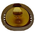 thumbnail image 4 of Bergamo Art Handmade Glass Vase in Amber, 4 of 8