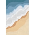 thumbnail image 2 of Aesthete 11x14 White Modern Wood Framed Museum Art Print Titled - The Sea, 2 of 4