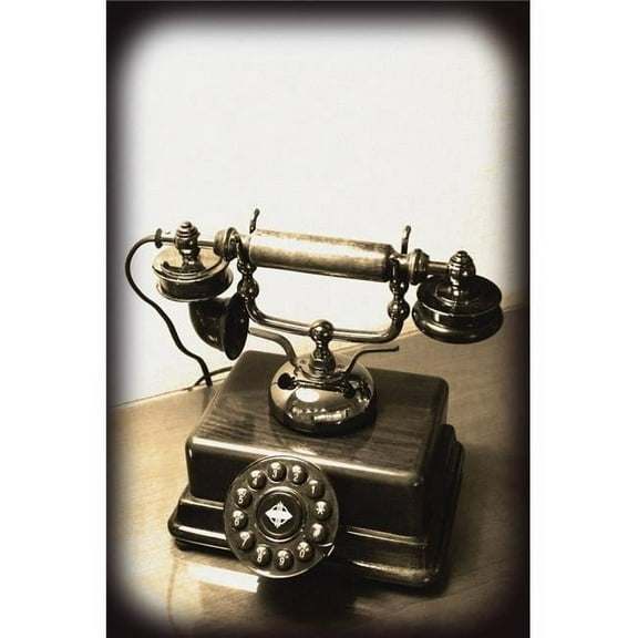 Old-Fashioned Telephone Poster Print