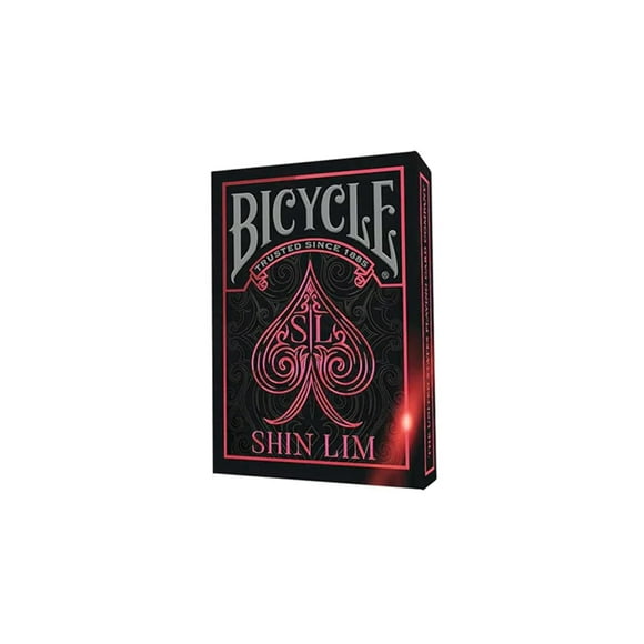 Bicycle Shin Lim Magic Special Edition Playing Cards, 1 Deck, Black For Adults - Card Back Design With A Silver Design & Shin Lim Logo | Playing Cards