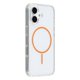 thumbnail image 1 of For iPhone 16 Plus Magnetic Case Acrylic TPU Clear Phone Back Cover - Green, 1 of 5