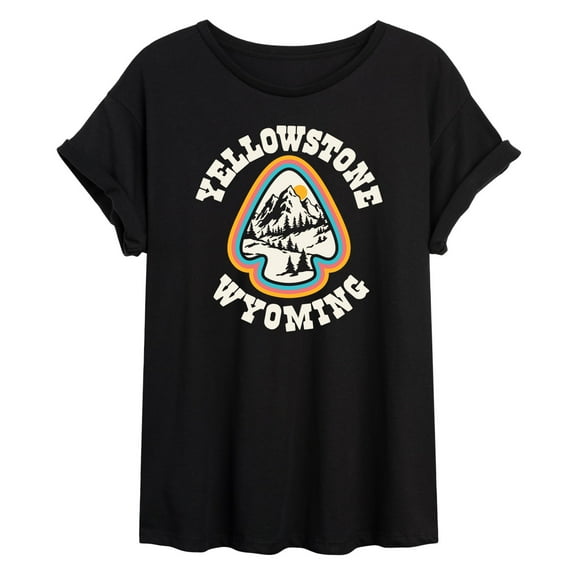 Instant Message - Yellowstone - Women's Oversized Graphic T-shirt