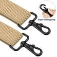 thumbnail image 2 of Buyless Fashion Heavy Duty 2 Pack Suspenders for Men - 48" Adjustable Straps 1 1/2" - X Back with Strong Hooks - 5146-2-Tan, 2 of 7