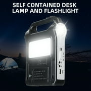 Portable Generator, Welan Portable Power Station with LED Light, Solar Power Bank