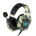 thumbnail image 1 of Audífonos diadema para gaming y videojuegos Gadgets and Fun  Gamer headphones Camuflaje militar, 1 of 4
