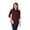 Black, variant on Women's Flannel Shirt 100% Cotton Pre Washed Vintage Look Full Sleve Plaid Shirt