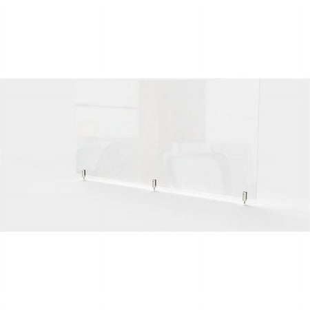 UPC: 0014935039783 | Ghent Screw 18  x 48  Acrylic Non-tackable Panel Extender Clear (PEC1848-H)