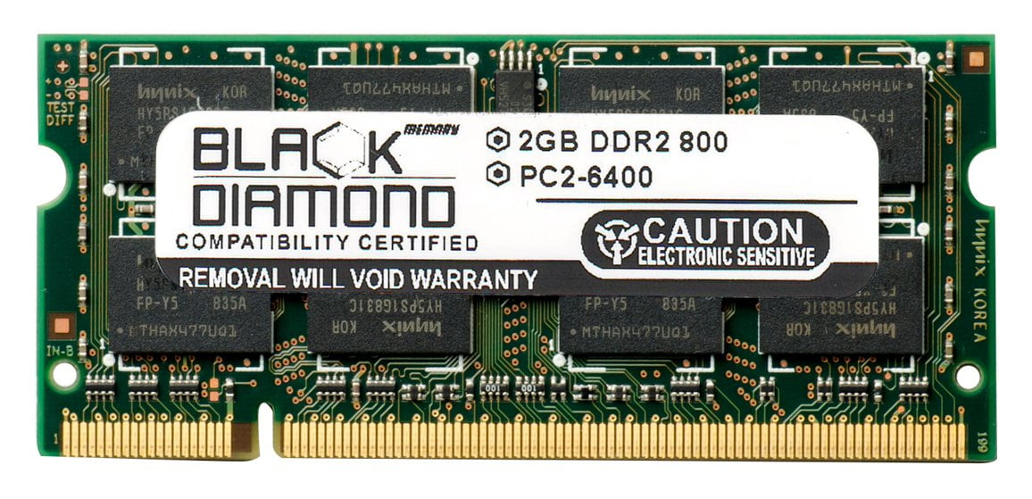 Mareo vida Prohibir 2GB RAM Memory for Dell Latitude E6400 XFR Black Diamond Memory Module DDR2  SO-DIMM 200pin PC2-6400 800MHz Upgrade - Walmart.com