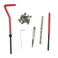 thumbnail image 1 of Kits de inserción de reparación de rosca métrica M4 * 0.7 Bobina Helicoil Set Calidad de herramienta. (rojo + plata) (25 piezas), 1 of 2