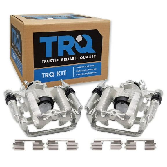 TRQ Rear Brake Caliper Set Compatible with 2011-2015 Chevrolet Cruze 2016 Cruze Limited