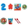 Super Mario Party Supplies Party Pack For 32 With Blue #1 Balloon