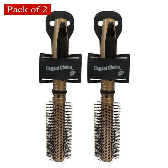 Elegant Choice Hair Brush for All Hair Types, S30083 (Pack of 2)
